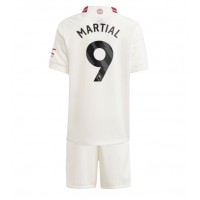 Dětský fotbalový dres Manchester United Anthony Martial #9 2023-24 Třetí Krátký Rukáv (+ trenýrky)